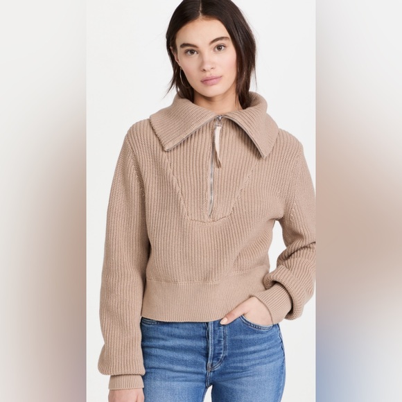 NWT Varley Mentone Half Zip Shaker Sweater XL - Picture 8 of 8